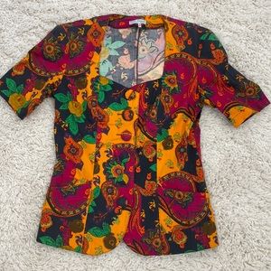 Therese Baumaire Women Multicolor Blouse Vintage